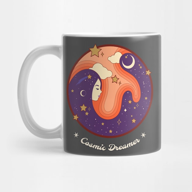 Cosmic Dreamer Moon Child by Tip Top Tee's